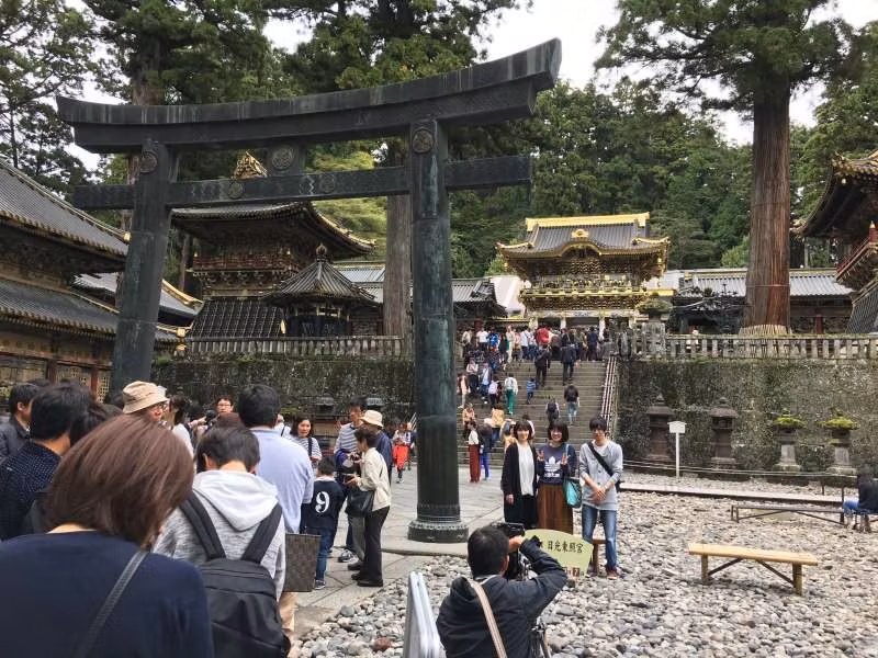 Tokyo Private Tour - Typical Torii gate with thousands of tourists