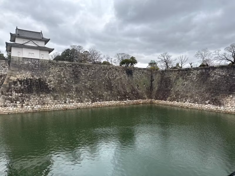 Osaka Private Tour - Yagura against moat