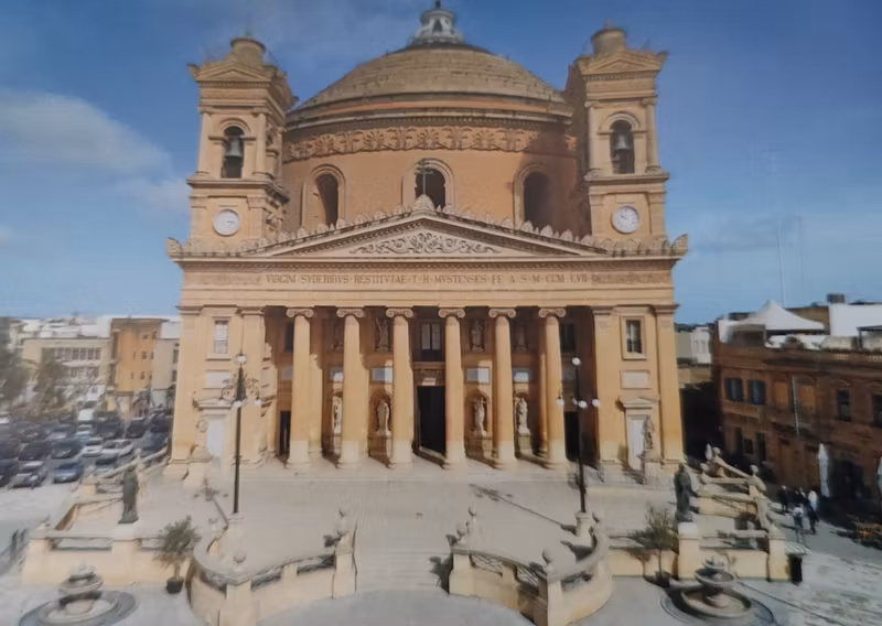 Malta Private Tour - Mosta Church facade