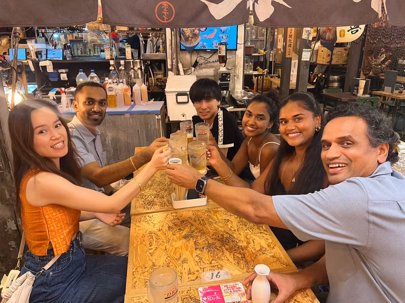 Tokyo Private Tour - Cheers to great food and even greater friends!