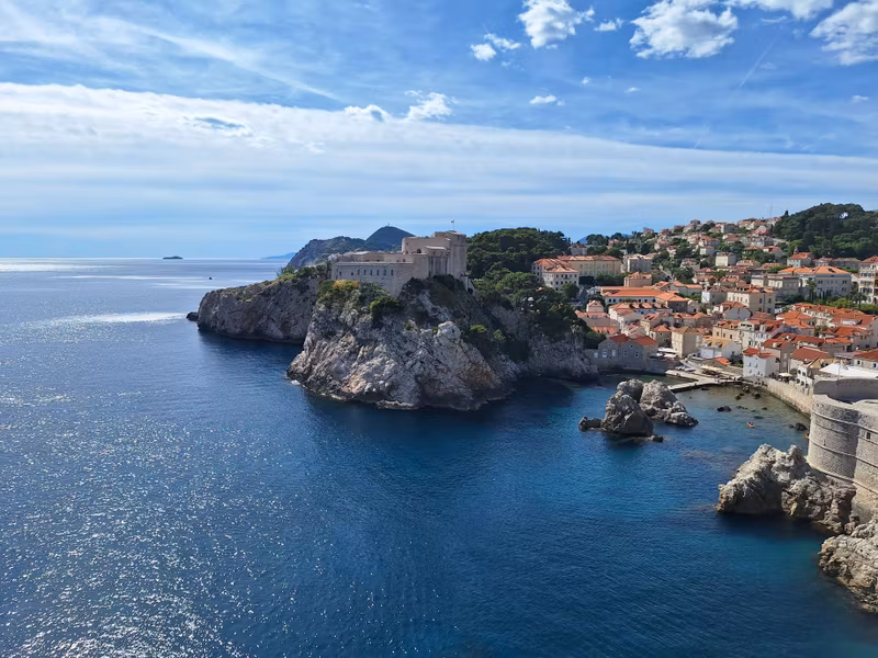 Dubrovnik Private Tour - St. Lawrence Fort seen from The City Walls