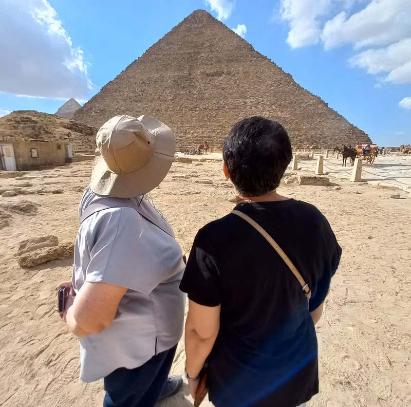 Giza Private Tour - Backward photos are wonderful