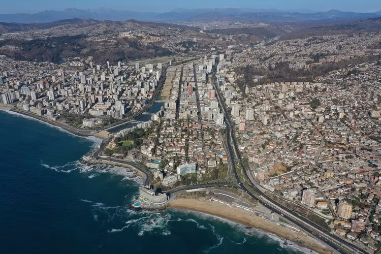 Valparaiso Private Tour - Viña del Mar City from above.