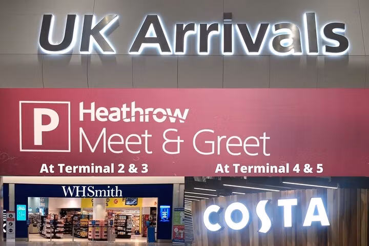 London Private Tour - Airport Meeting Points