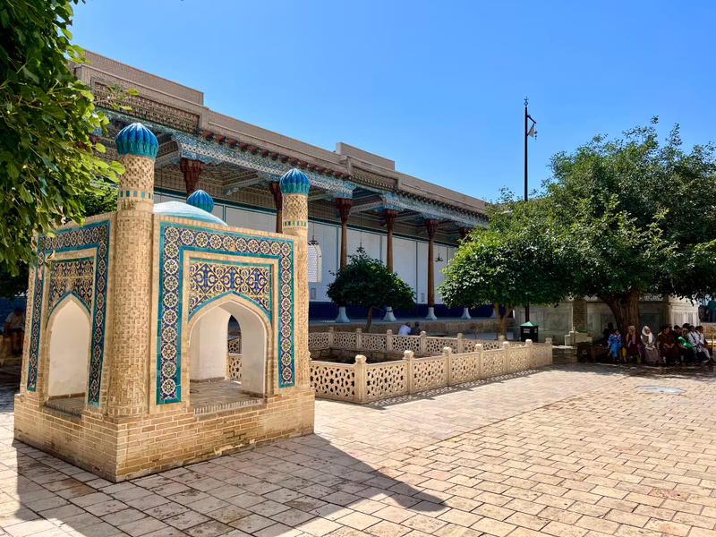 Bukhara Private Tour - Inside courtyard in Bahouddin Complex (16 cc)
