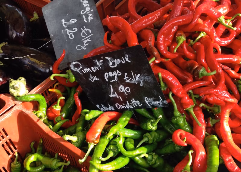 Bayonne Private Tour - piment d'Espelette