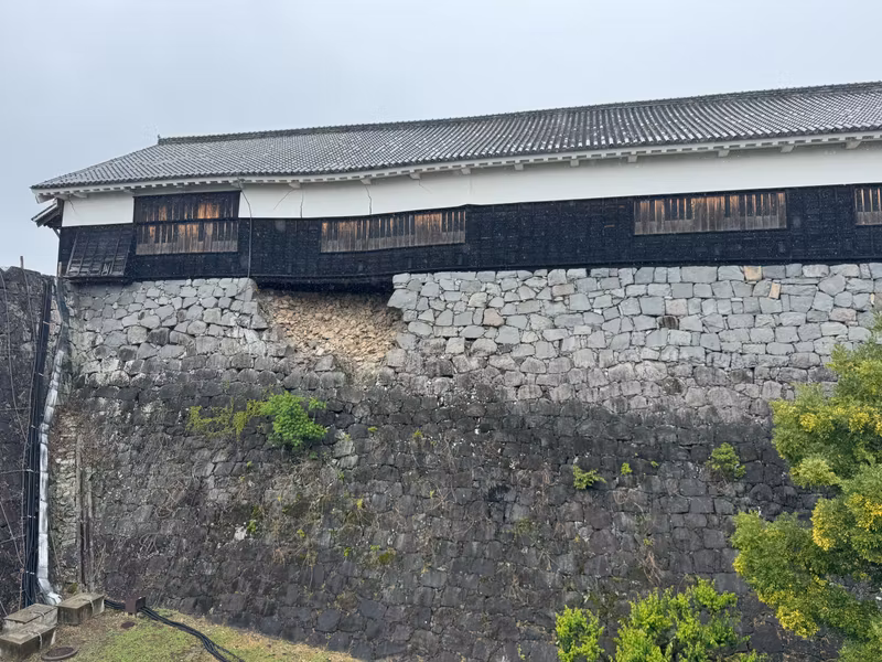 Fukuoka Private Tour - Collapsed castle wall