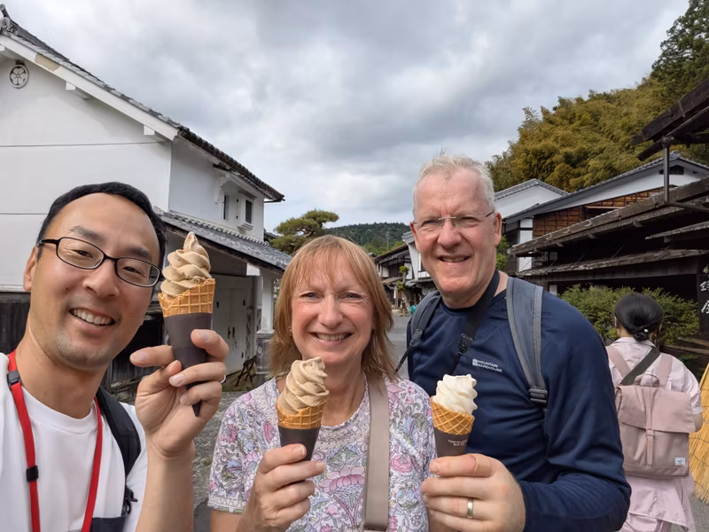 Nagoya Private Tour - Location 4: Chestnut Ice Cream at Tsumago-juku