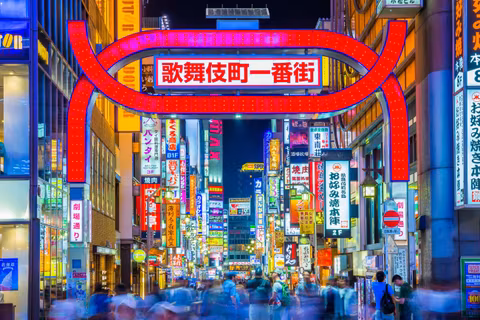 Notte a Shinjuku: Luci, Vicoli e Magia di Tokyocover image
