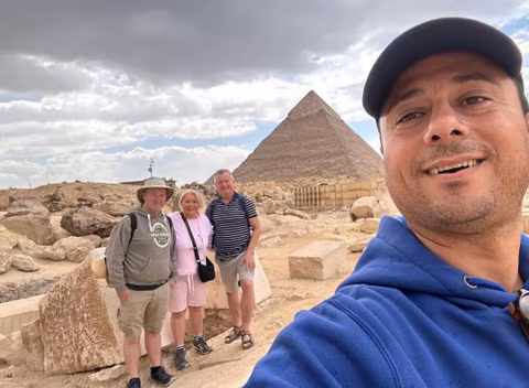 Giza Pyramids and the Grand Egyptian Museum " GEM "cover image