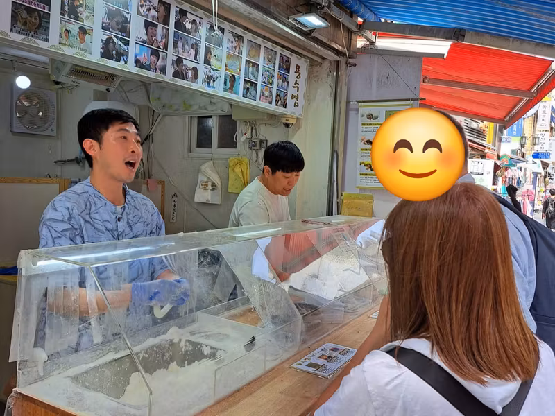 Seoul Private Tour - kkultarae (honey string candy)