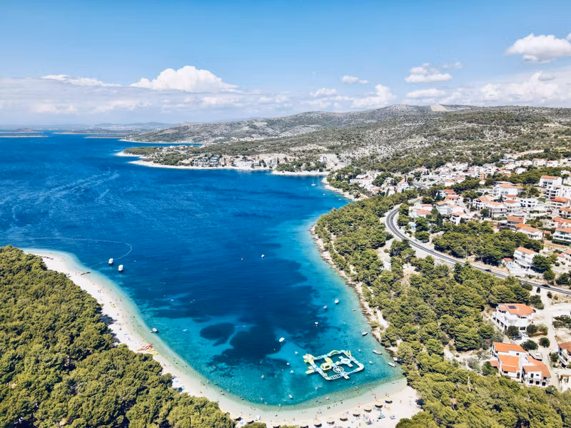 Split Private Tour - view of Primosten