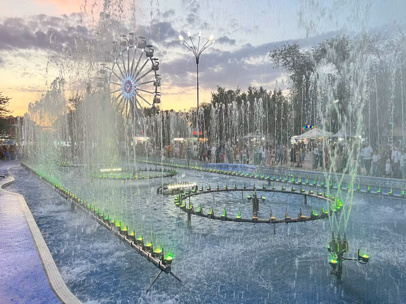Bukhara Private Tour - Musical fountain in Bukhara Park
