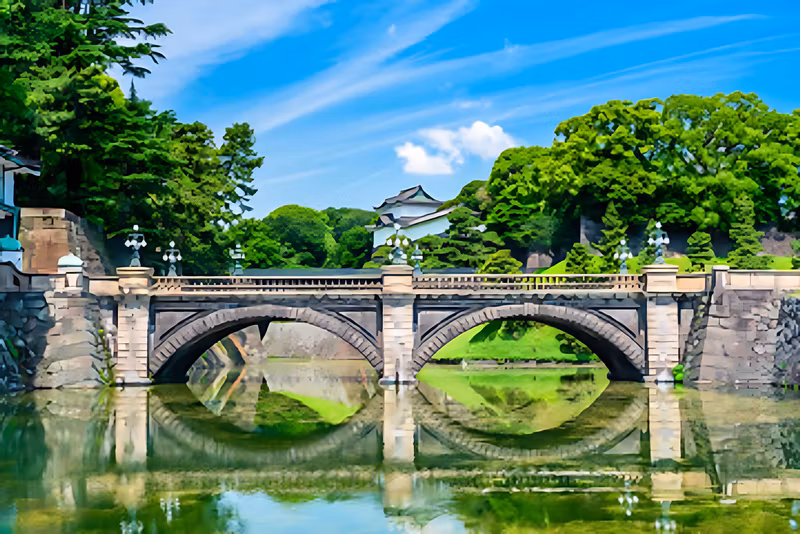 Tokyo Private Tour - Imperial palace, Nijubashi Bridge