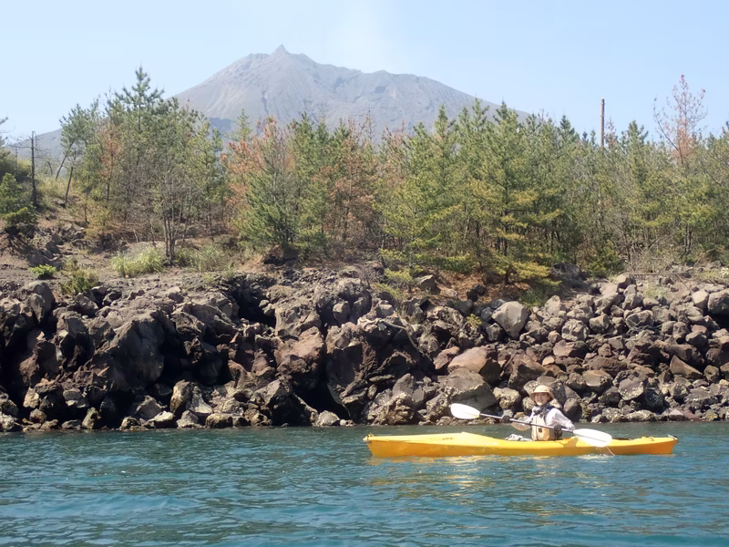 Kagoshima Private Tour - Kayaking in front of Sakurajima Volcano