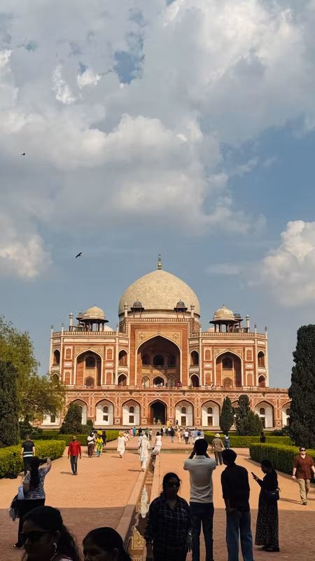 Delhi Private Tour - Humayun Tomb — where red sandstone meets the sky and silence speaks history.