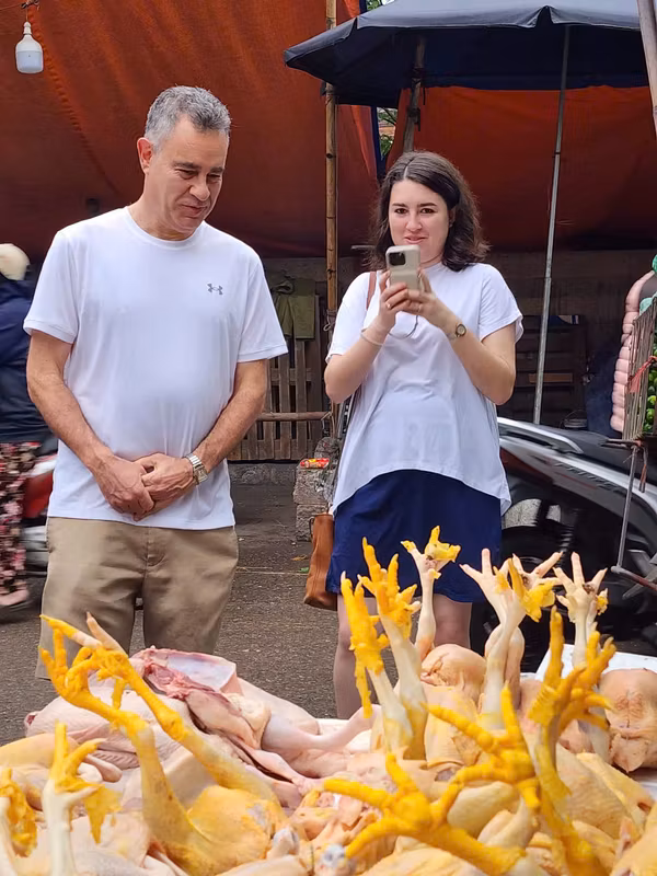 Hanoi Private Tour - Weird chicken feet at Long Bien market