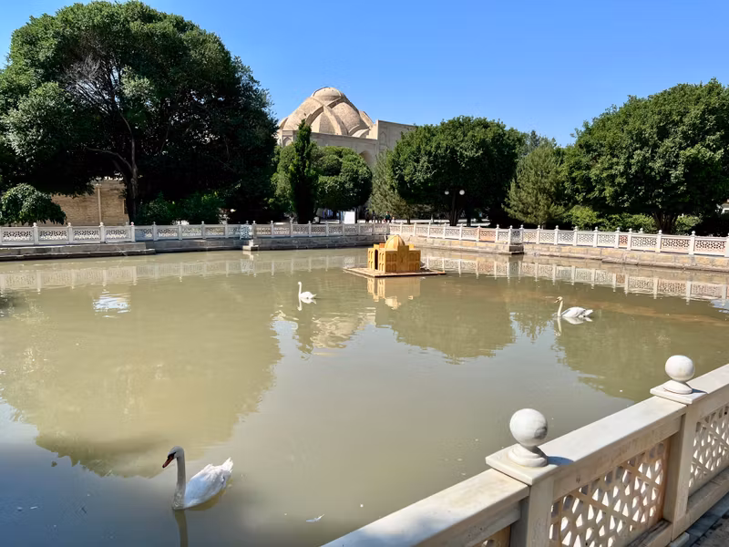 Bukhara Private Tour - Pond in Bahouddin Complex (16 cc)