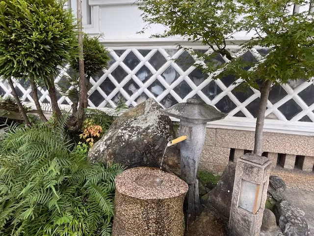Hiroshima Private Tour - water used for sake-brewery