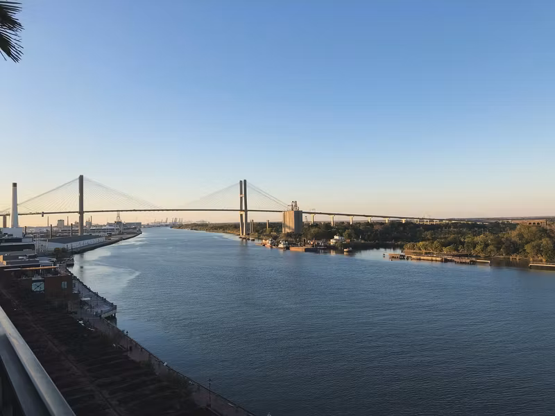 Savannah Private Tour - The importance of the Savannah River.