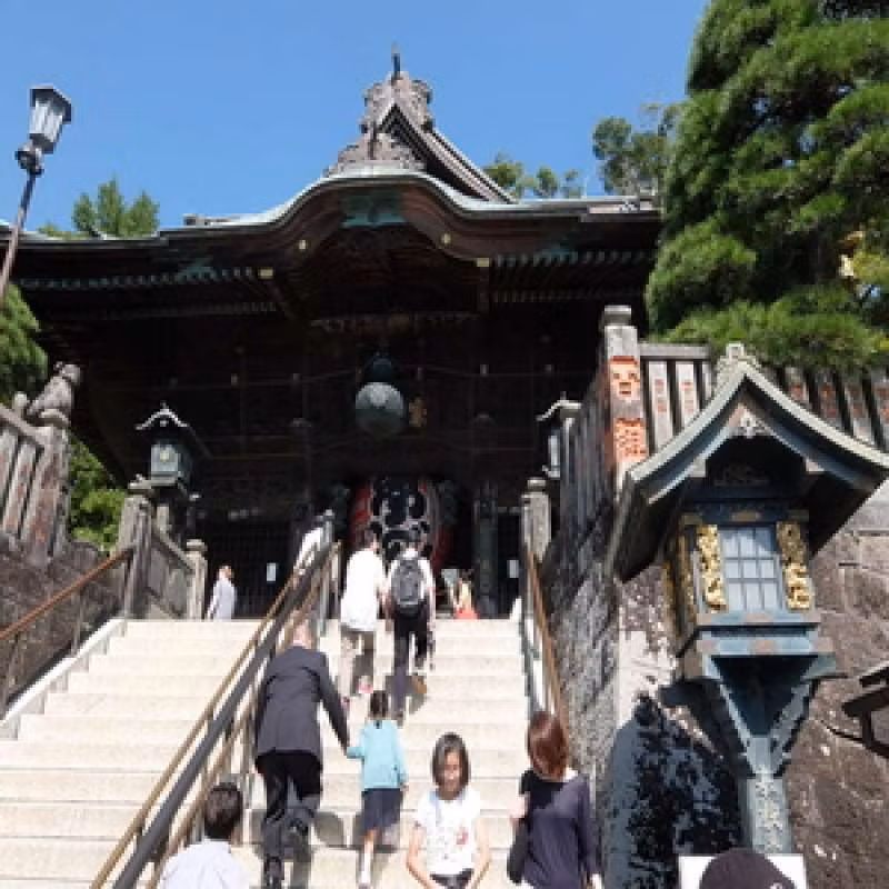 Chiba Private Tour - Nioou Mon gate(Deva kings gate) of the sinsyoji temple.