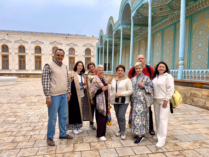Bukhara Private Tour - Inside courtyard in Summer Palace