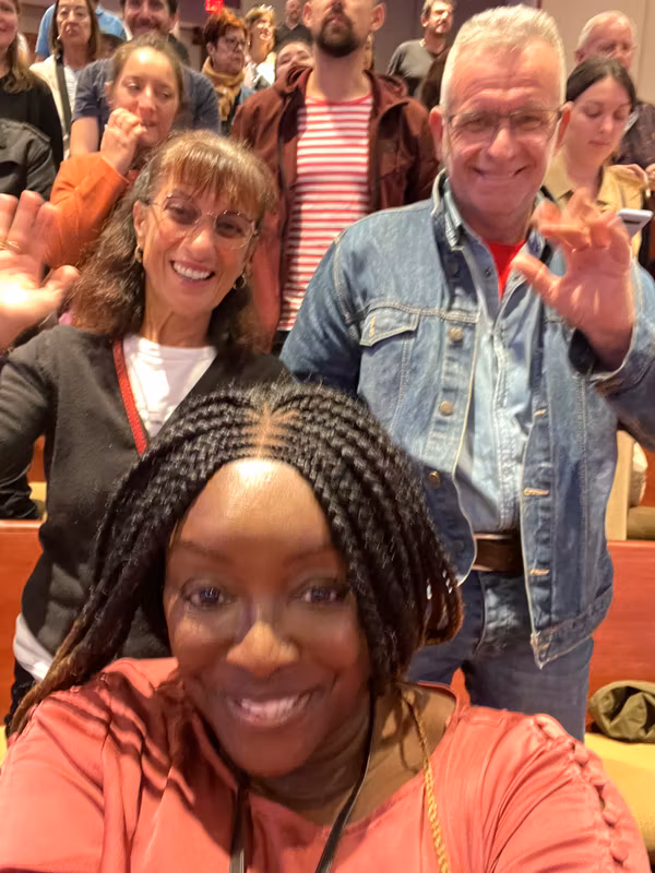 New York Private Tour - Our tour guide with visitors in Harlem