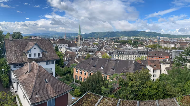 Zurich Private Tour - First view point, eth terrace