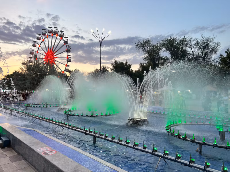 Bukhara Private Tour - Musical fountain in Bukhara Park