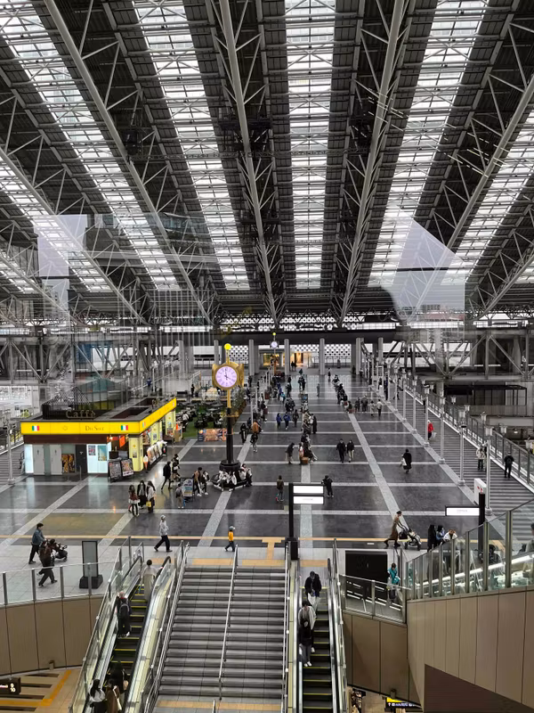 Osaka Private Tour - Stylish architecture of Osaka Station