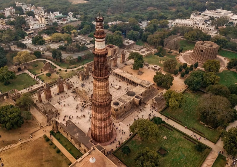 Delhi Private Tour - Aerial View of Complex