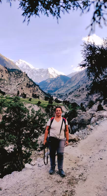 Islamabad Private Tour - Italian guest on the trek of Fairy Meadows