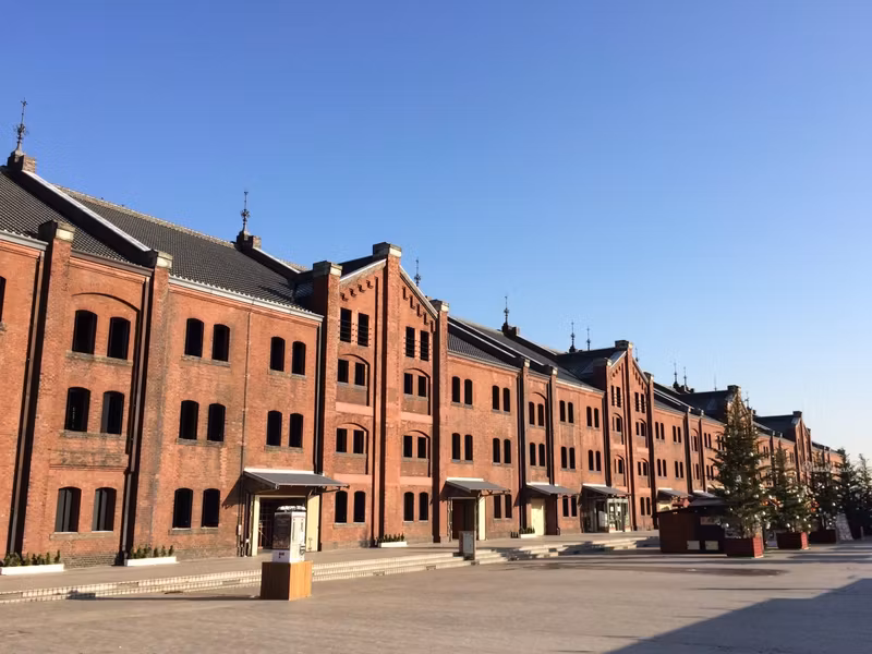 Yokohama Private Tour - historic warehouses host trendy shops
