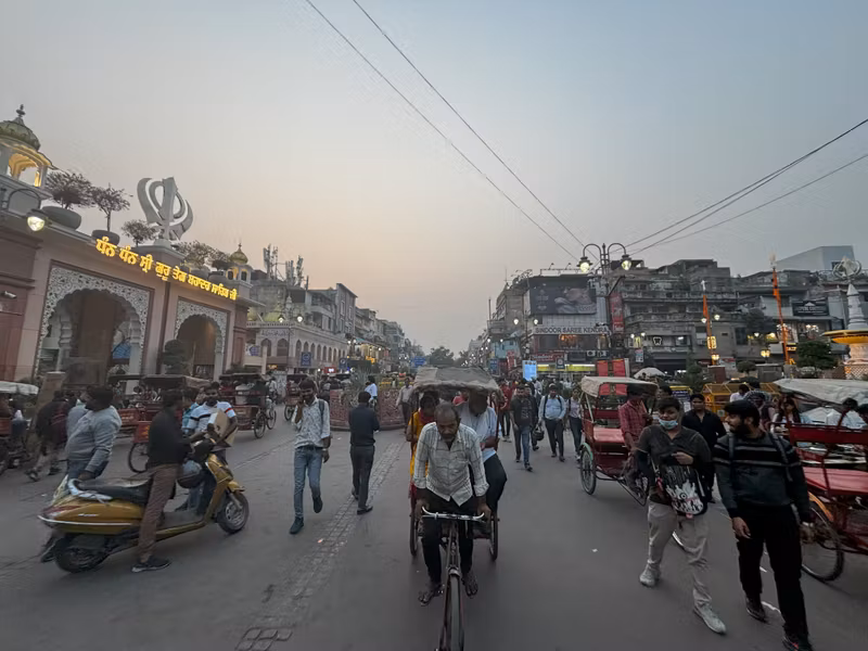 Delhi Private Tour - Rickshaw Ride in Old Delhi.