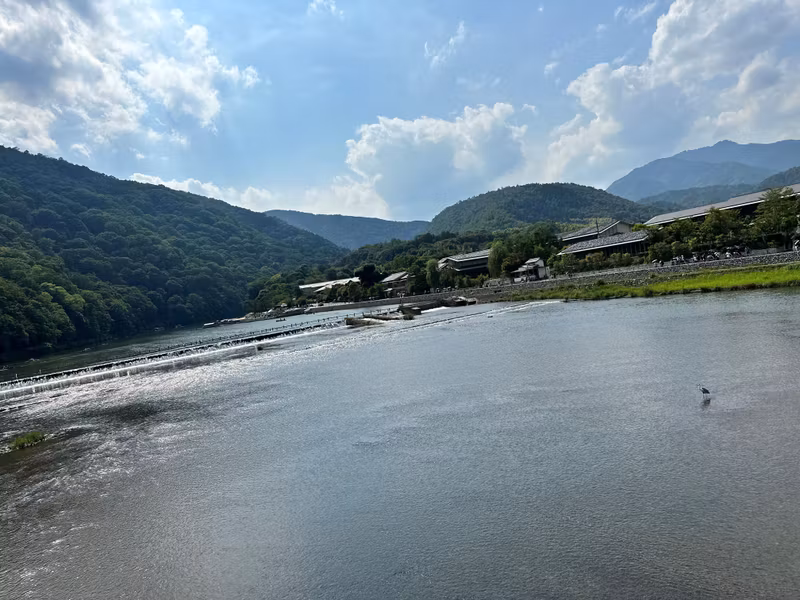 Kyoto Private Tour - overview on the katsura river