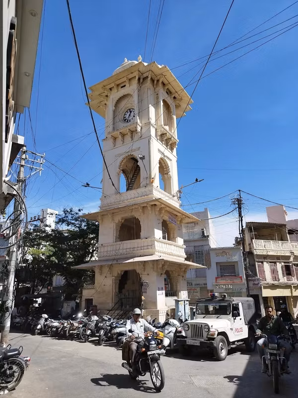 Udaipur Private Tour - Clock Tower old city
