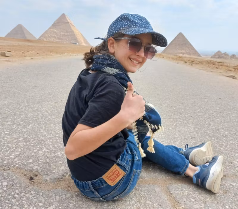 Giza Private Tour - Thumbs up Amr!