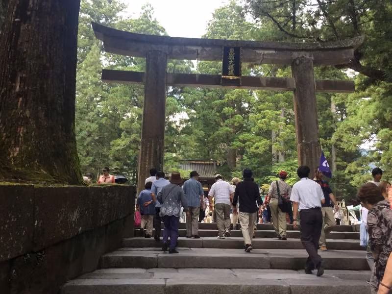 Nikko Private Tour - Stone Torii Gate of Toshogu Shrine
