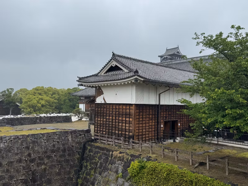 Fukuoka Private Tour - Collapsed castle wall