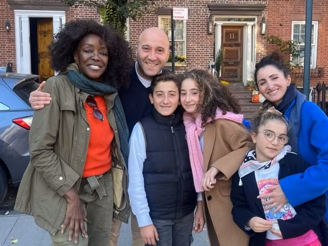 New York Private Tour - Our tour guide with Visiteurs in Greenwich Village