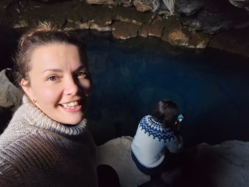 Reykjavik Private Tour - An underground hot spring. Too hot to swim these days!
