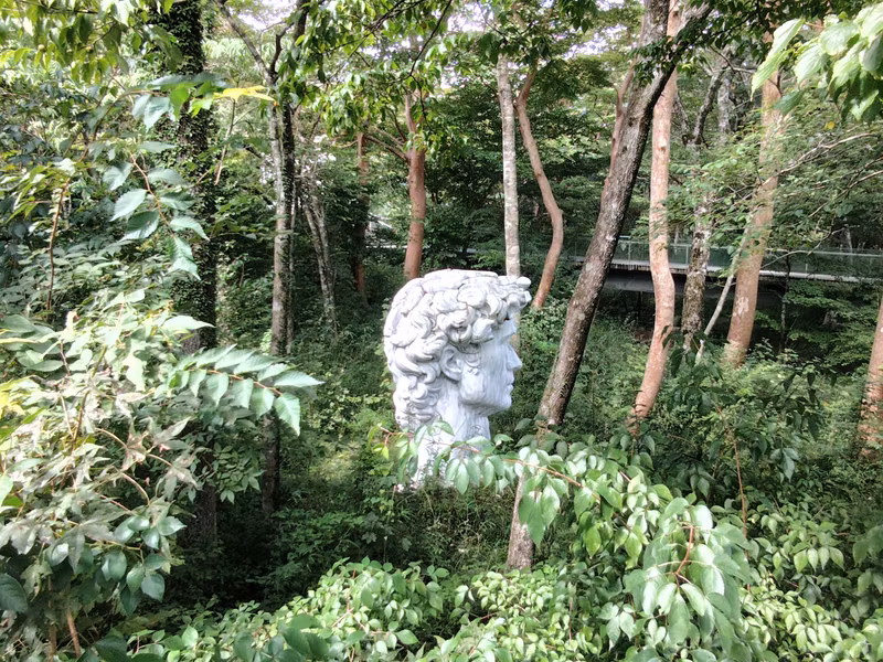 Shizuoka Private Tour - A sculpture outdoors