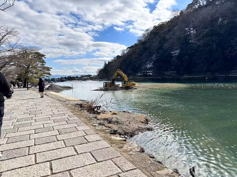 Kyoto Private Tour - blue sky against the emerald green water