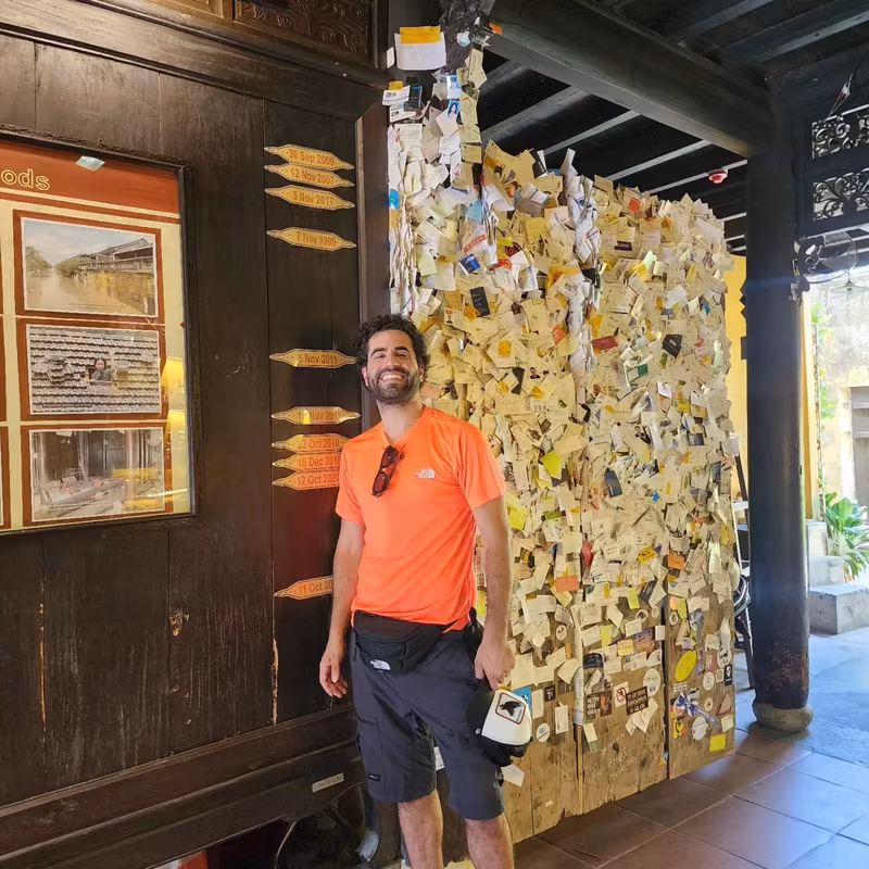 Hoi An Private Tour - Old house with flood level