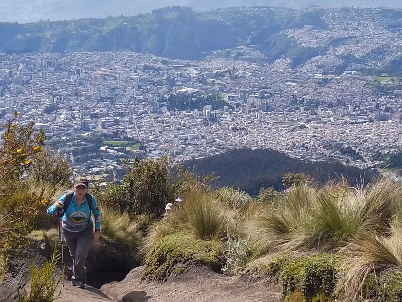Pichincha Private Tour - Close to Cruz Loma, Quito in the background