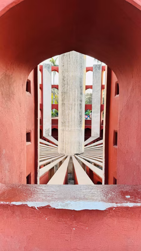 Delhi Private Tour - Jantar Mantar, Delhi — where science met stone in the 18th century to track the stars and tell time like never before.