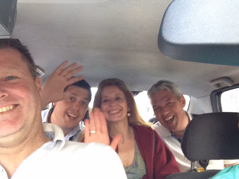 Buenos Aires Private Tour - Visitors inside car