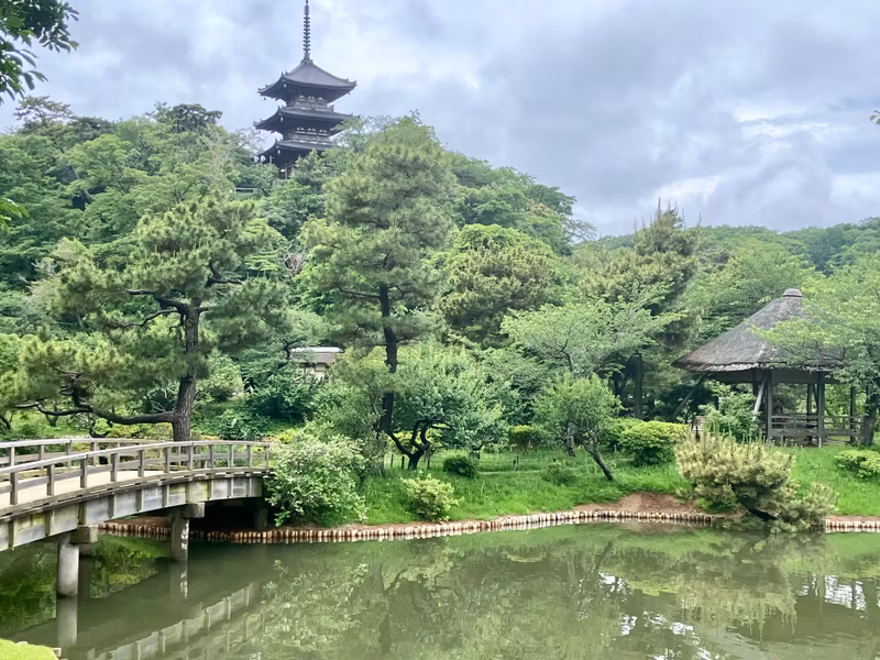 Yokohama Private Tour - Sankeien Garden Pond's View