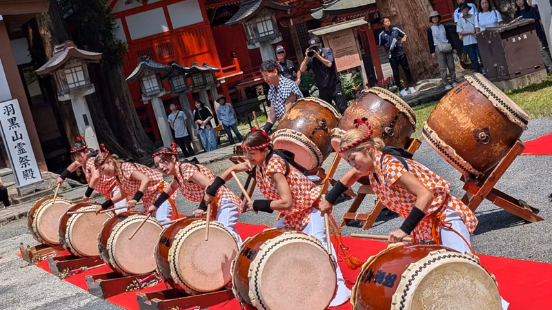 Yamagata Private Tour - Mt. Haguro "Hanamatsuri" on July 15th