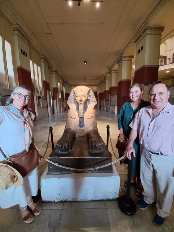 Cairo Private Tour - A Sphinx statue for Queen Hatshepsut